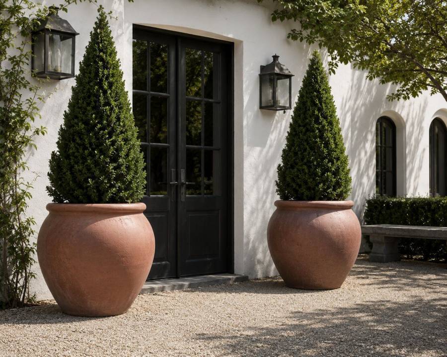 Store havekrukker i stentøj - keramik Store havekrukker i stentøj - keramik